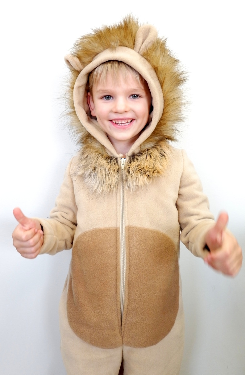 Lion costume/Lion onesie/Kids Costume/Lion dress up/ handmade Etsy