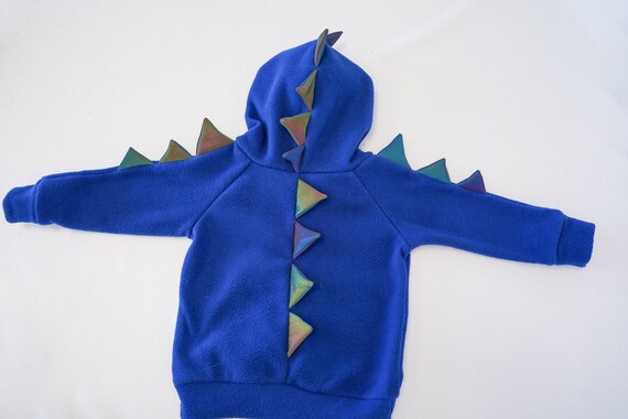 Reflective Dino Hoodie for Adults Dragon Hoodie Dinosaur Costume Handmade Hoodie Etsy