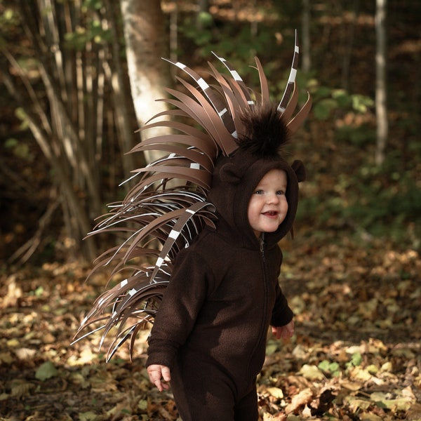 Porcupine Costume for Kids - Kids Costume - Animal Costume - Handmade Costume - Halloween Costume