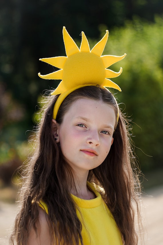 Diadema Sun niños Disfraz de Disfraz hecho mano - Etsy España