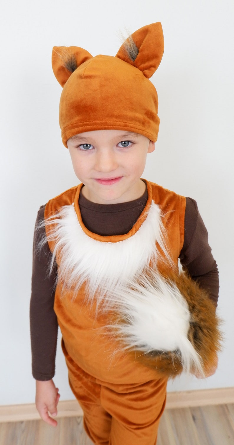 Fox Boy Costume Toddler Costume Kids Costume Handmade Etsy