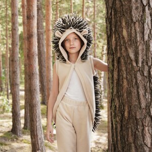 Hedgehog Costume for Kids Kids Costume Animal Costume Handmade Costume Halloween costume image 8