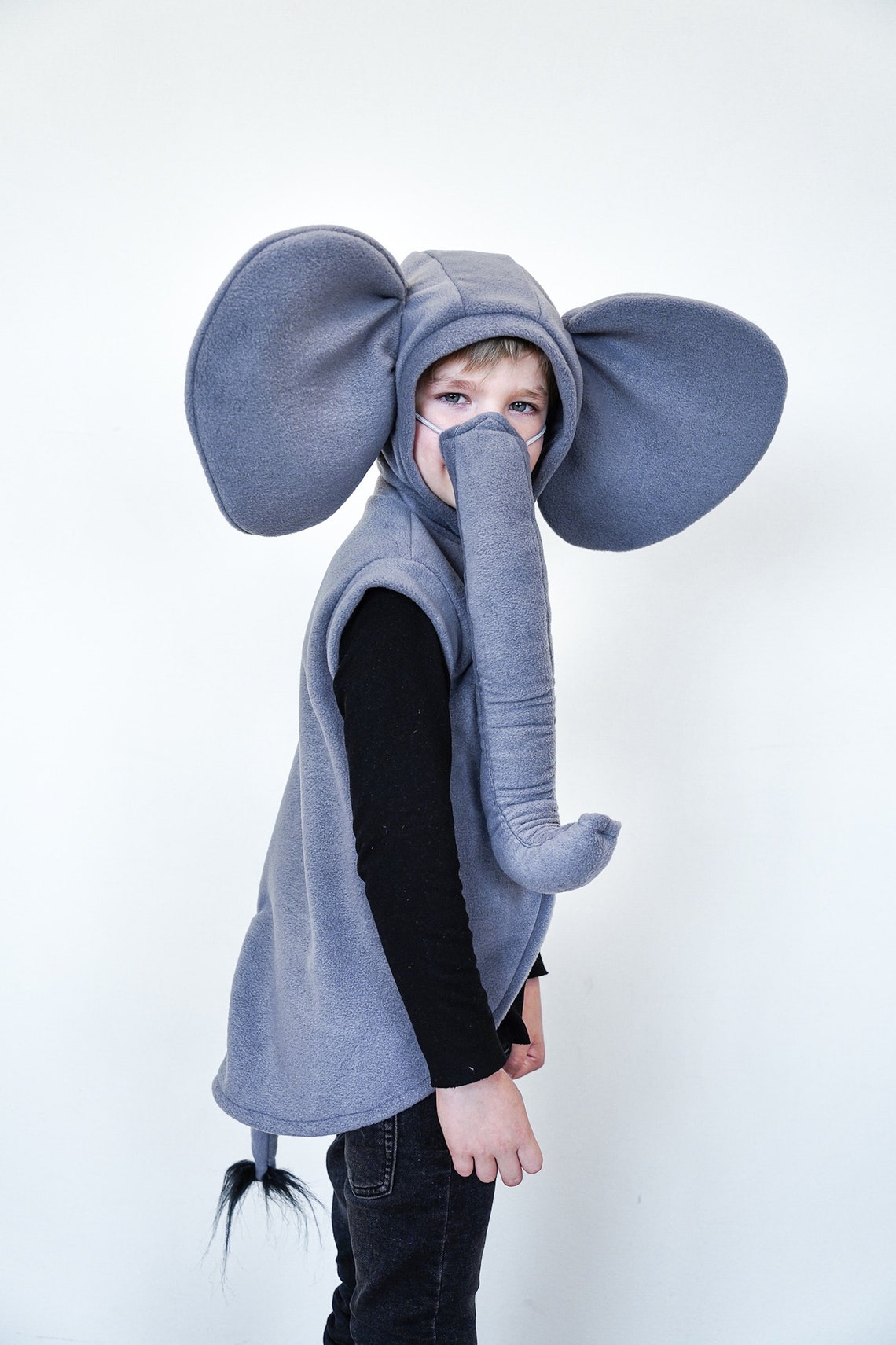 Elephant Costume for Kids Animal Costume Handmade Costume Etsy