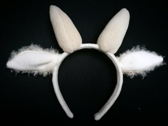 PENGYONBR 2 Juegos De Disfraz De Cabra, Diadema Con Orejas De Cabra, Conjunto De Cola, Kit De Disfraces De Animales, Suministros De Zoológico For Disfraces De Vacaciones, Disfraces De Cosplay/989