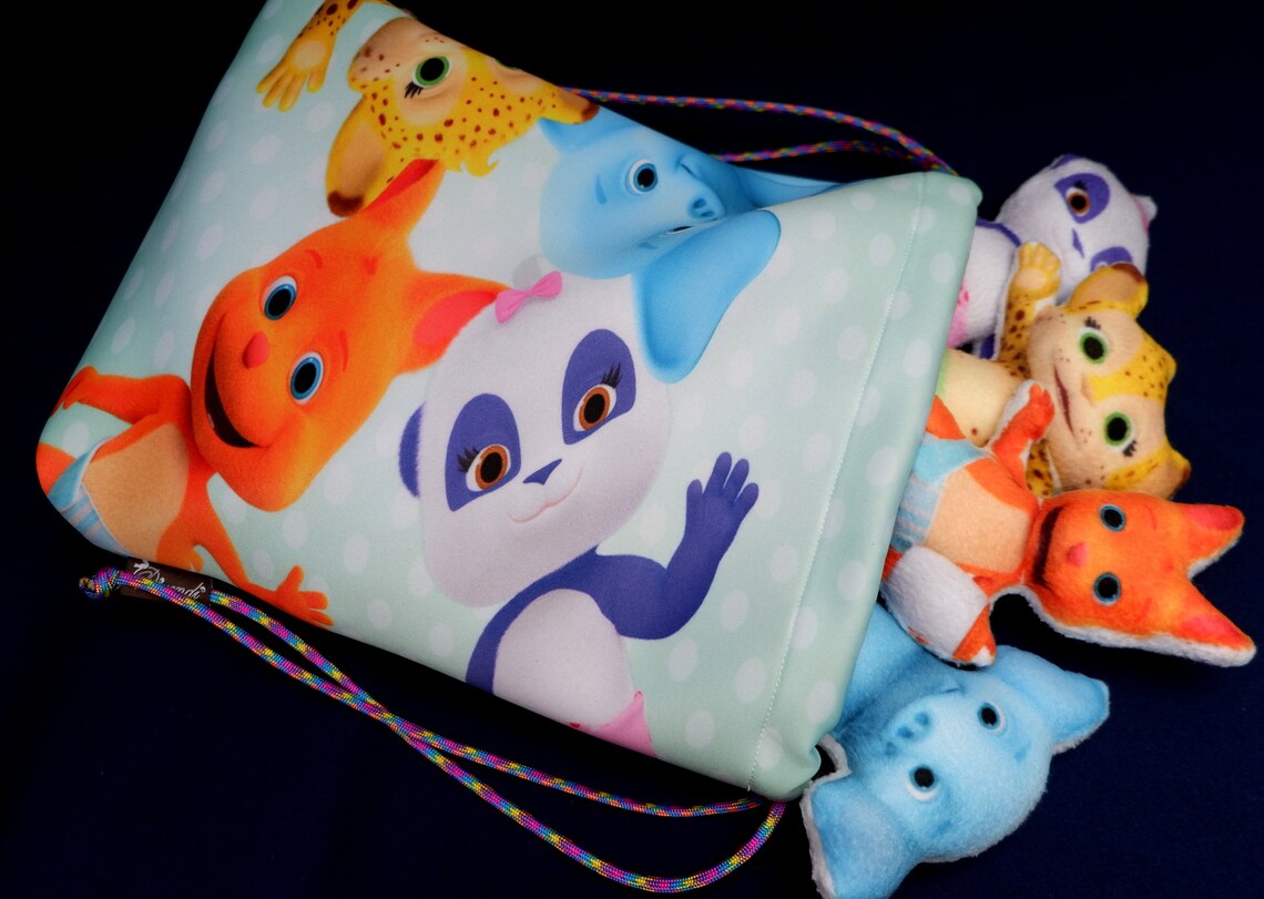 Word Party Plushies Word Party Toys Word Party Drawstring Etsy Denmark