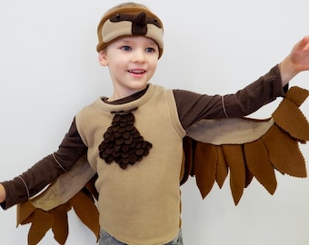 Sparrow Costume for Kids - Sparrow Costume - Handmade Costume - Halloween Costume