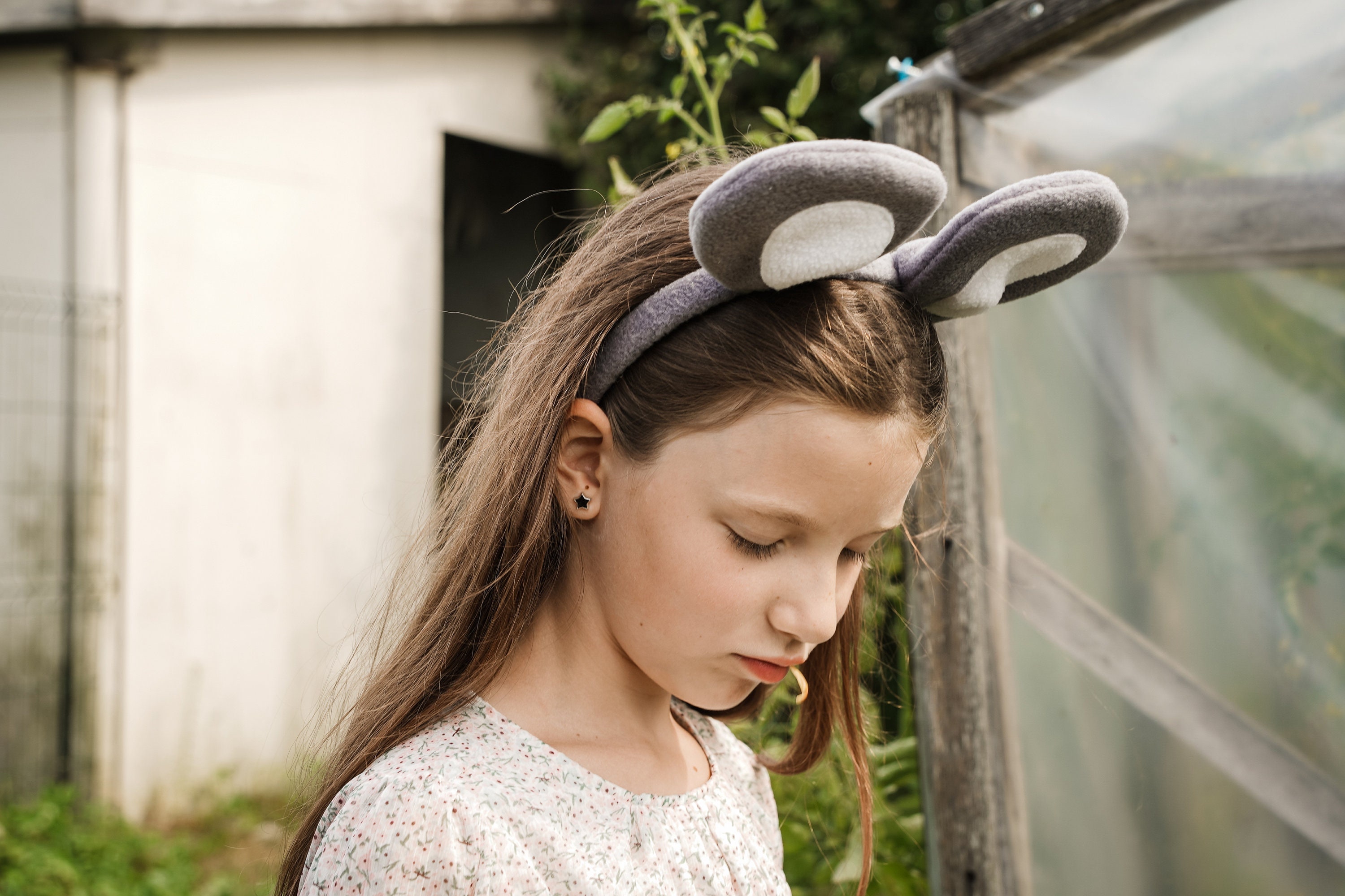 Fascia Orecchie Da Topo Grigia - Per Adulti E Bambini, Halloween E Cosplay - Foto 5