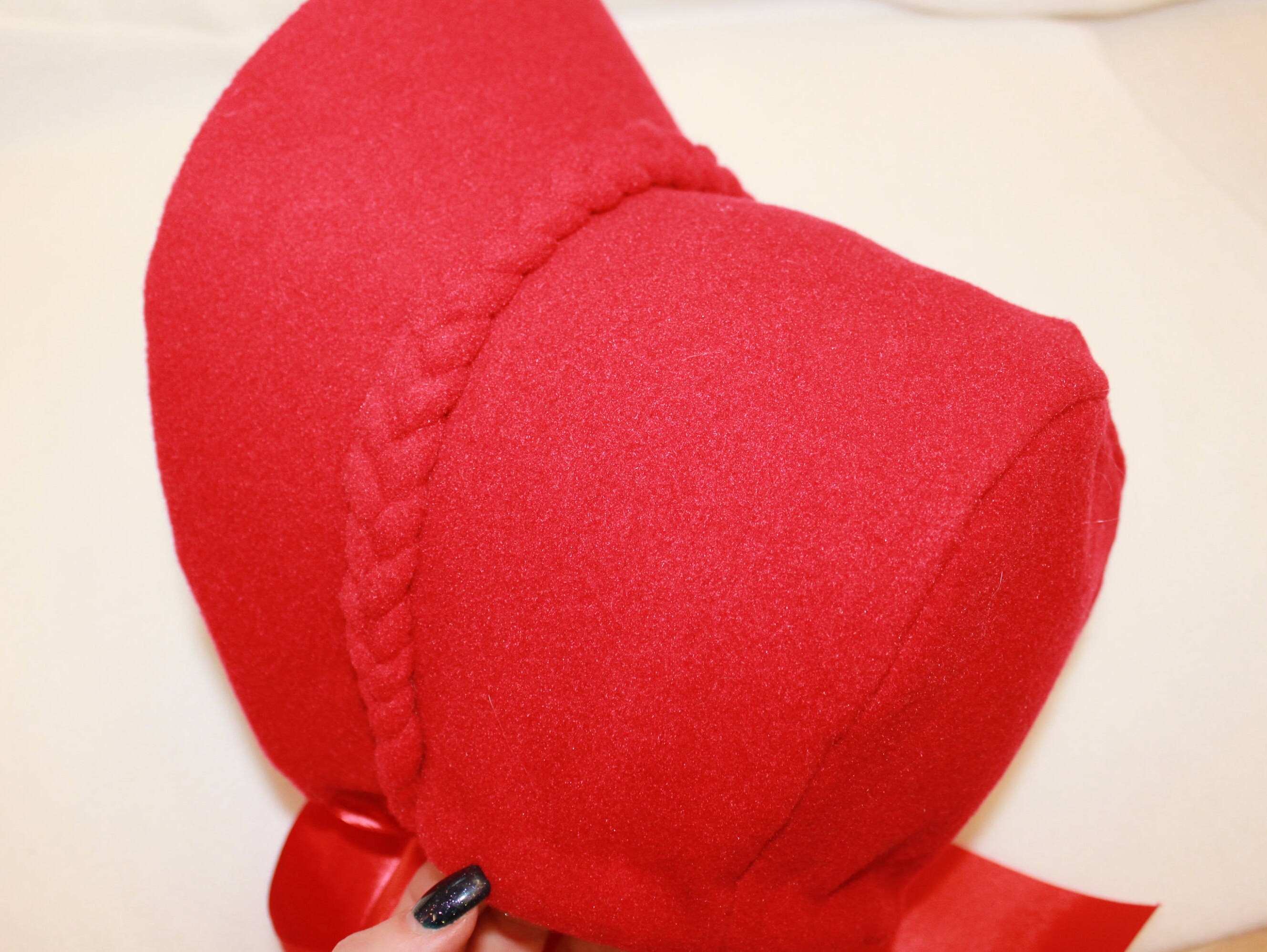 Little Red Riding Hood Hat: Handmade Fleece Costume - Etsy