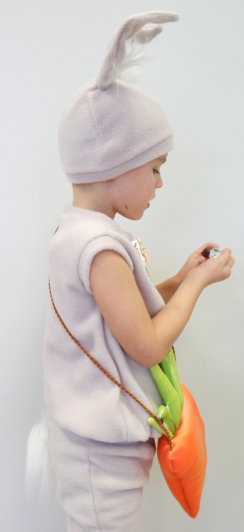 Bunny Costume for Boy Kids Rabbit Costume Handmade Costume Etsy