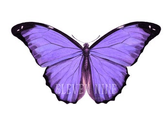 Purple Butterfly Svg Etsy