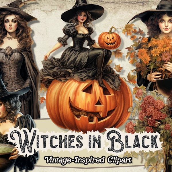 Witch Halloween Card - Etsy