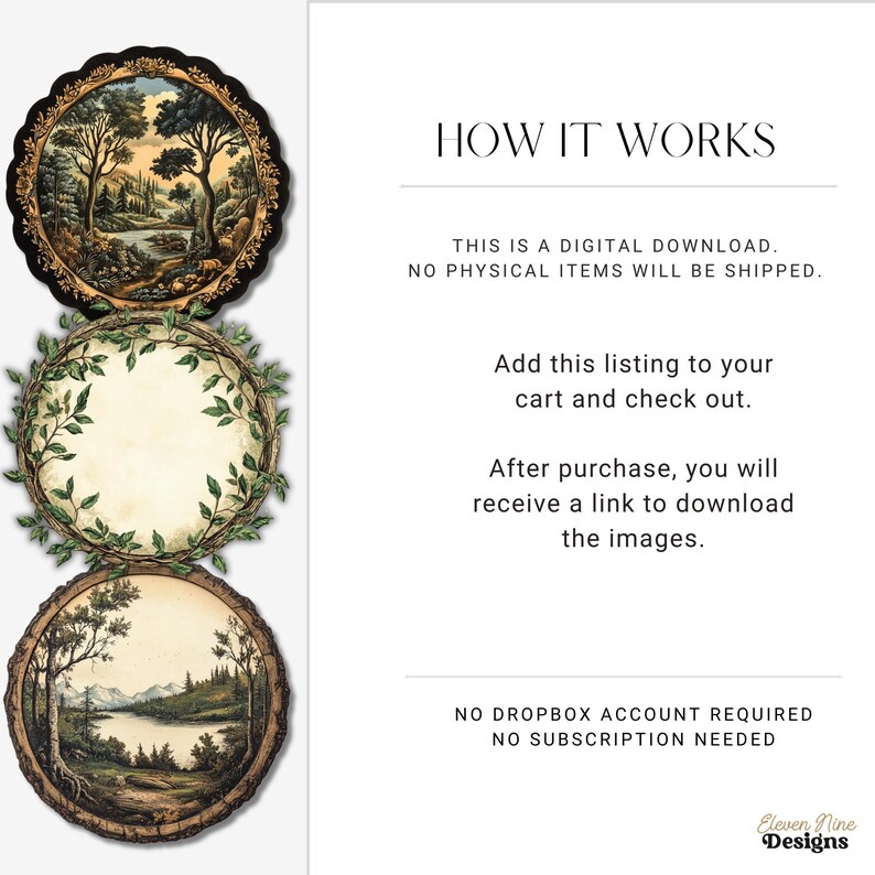Clipart fantasy medievale, grafica libraria, illustrazioni fiabesche vintage, materiale effimero per junk journal, download digitale immediato, immagini PNG per scrapbooking immagine 16