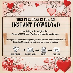 Vintage Valentines Clipart, Retro Valentines, Retro Clipart, Valentine Digital Download, Vintage Printable Valentines Girl PNG image 4