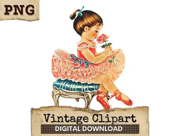 Imágenes prediseñadas de bailarina, imágenes prediseñadas de danza, imágenes prediseñadas retro vintage, imágenes prediseñadas de bailarina, descarga digital de bailarina, imágenes prediseñadas para manualidades, imágenes prediseñadas PNG