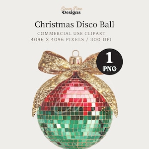 Weihnachten Kokette Disco Ball PNG Clipart, Ornament PNG, Retro Weihnachtsgrafik, Weihnachtsfeier Clipart, Urlaub Spiegelkugel Transparent