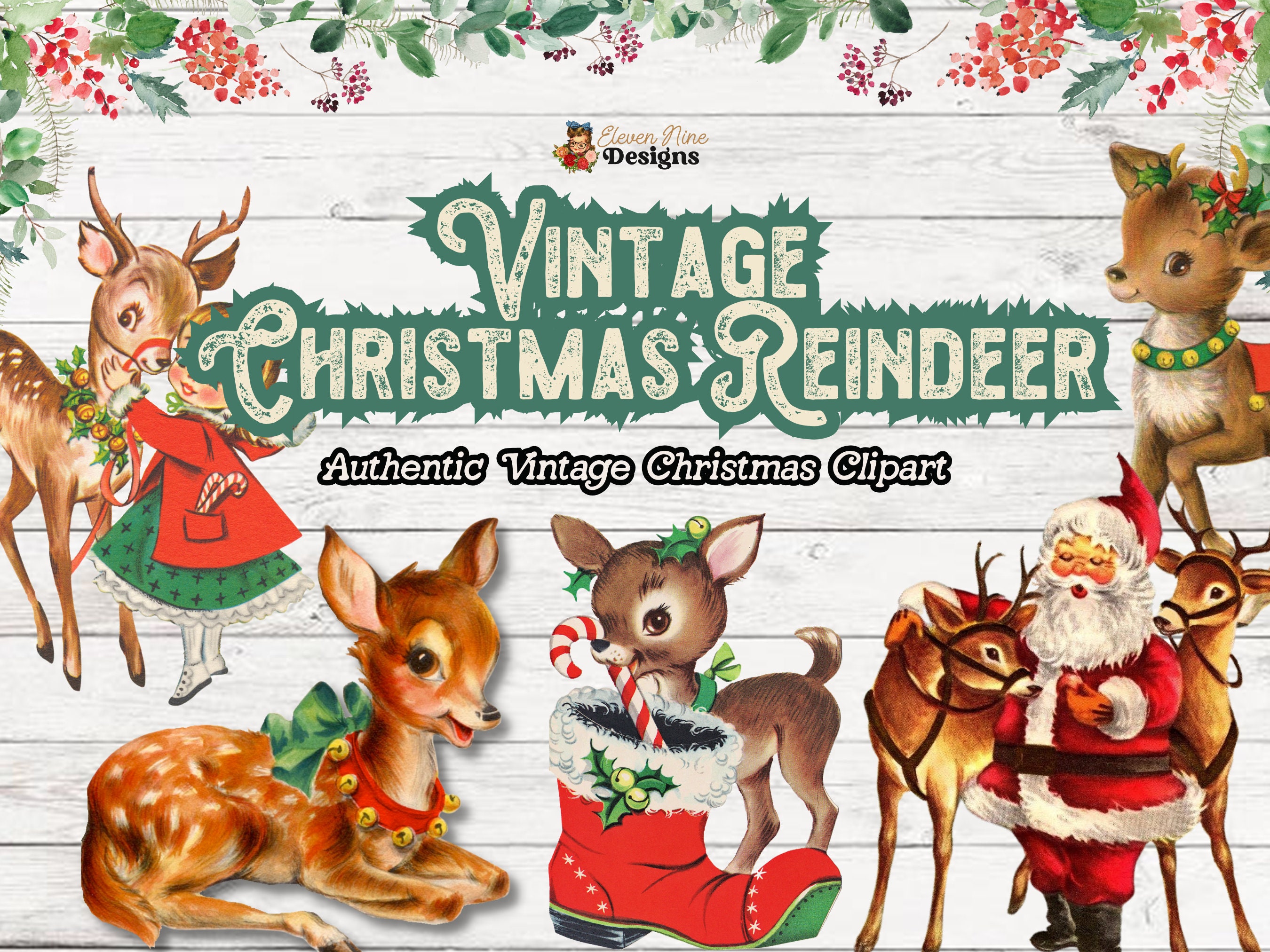 Rendier clipart, kerst clipart, retro vintage kerst, herten clipart,  rendieren digitale download, vintage clipart, vintage rendieren png - Etsy  België, image size:2700x2025