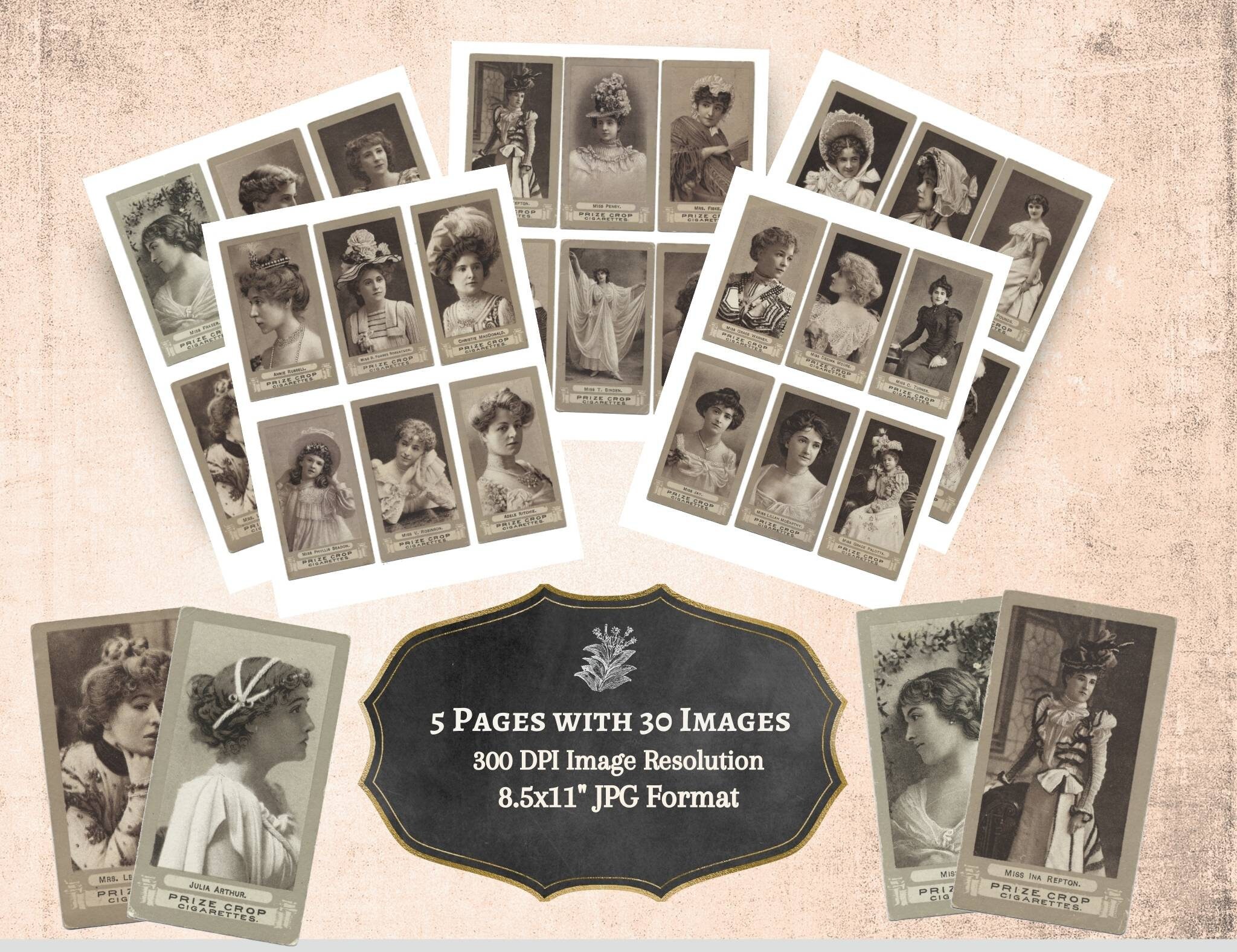 Digital Ephemera Junk Journal Ephemera Vintage Photos - Etsy