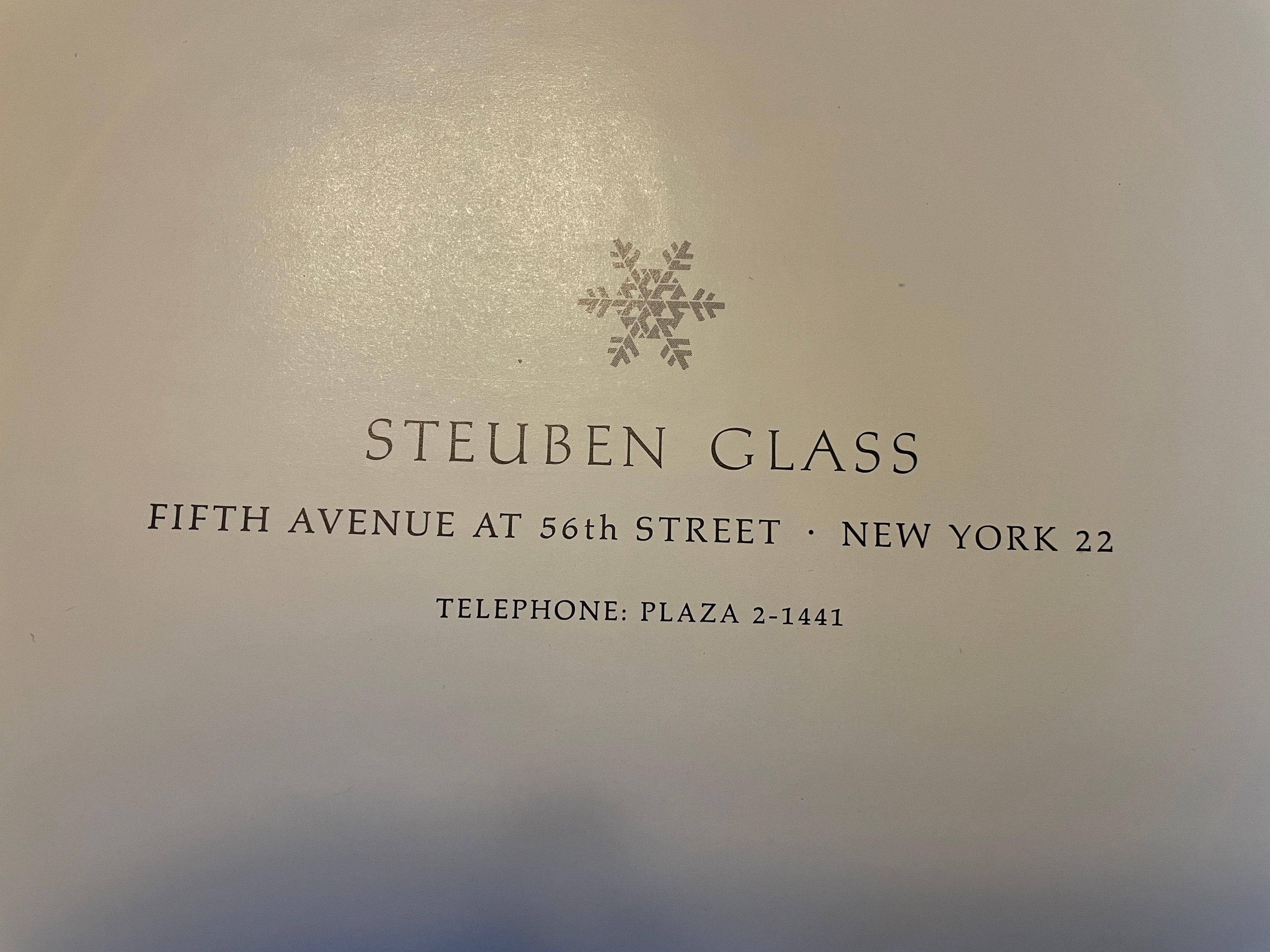 1960 Steuben Glass Store Catalog Sourcebook New York Corning Glass