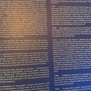 1965 Vasarely Plastic Arts of 20th Century REPRINT of the Texts Exhibition Artist Painter Softcover Collection Edition Marcel Joray image 4