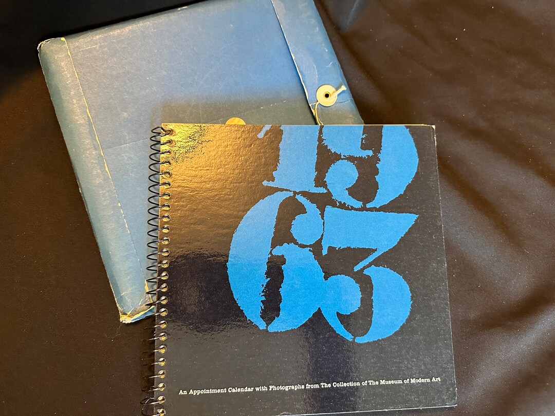 1963 MOMA Appointment Calendar Photographs From Collection Etsy