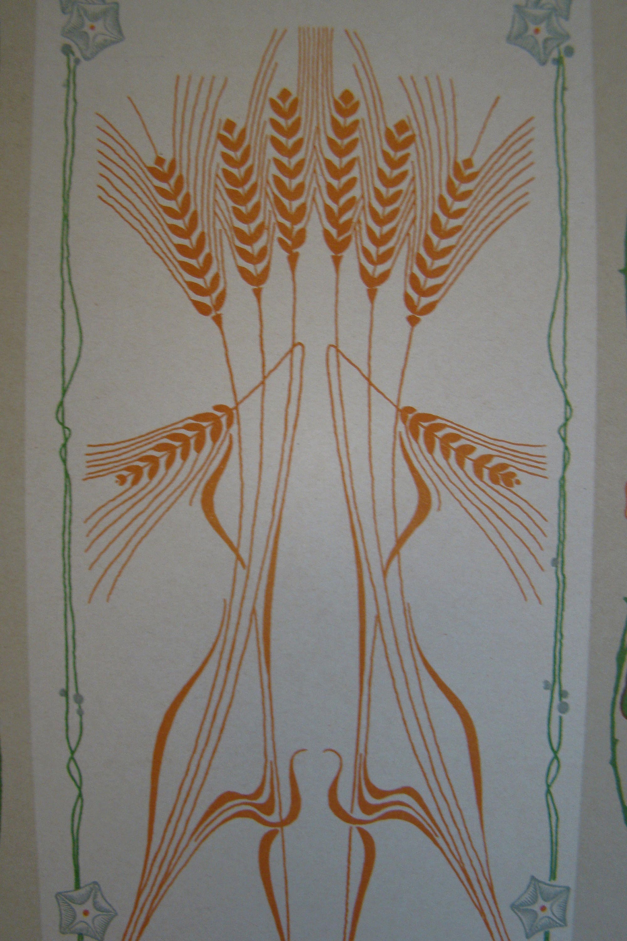 Art Nouveau Embroidery Design Viennese 1901 Print Book Plate Franke ...