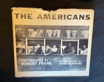 1st Ed The Americans Robert Frank Jack KEROUAC Classic Very Rare HBDJ Beat Generation Hippies USA Photographic Documentary 1959 Grove Press