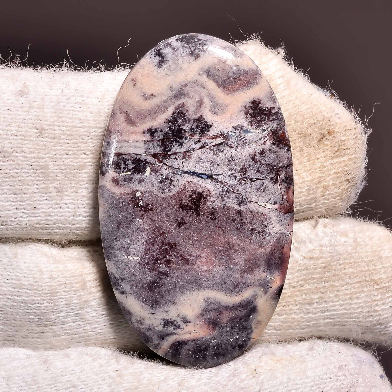 Nice Porcelain Jasper 54cts38x22x6mm Porcelain Jasper Oval Etsy
