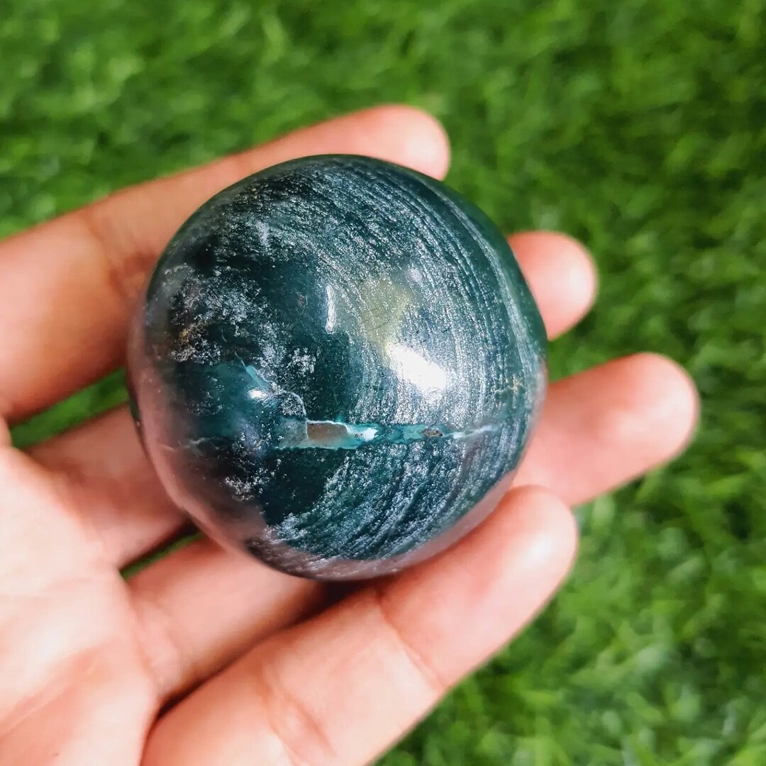 Natural Larsonite Jasper Ball Sphere Stone Beautiful Larsonite Jasper