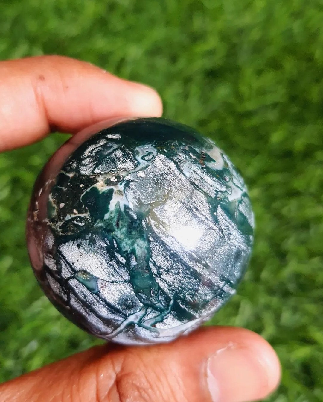 Natural Larsonite Jasper Ball Sphere Stone Beautiful Larsonite Jasper