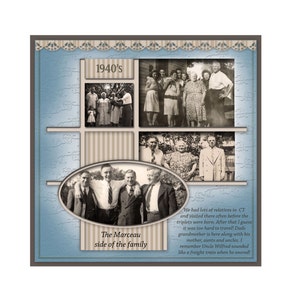 Scrapbook Templates, Digital Scrapbook Template, Scrapbook Pages, Scrapbook Layouts, Scrapbook Template, 12x12 Scrapbook Template (24)