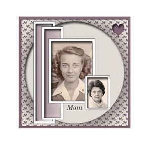 Quick Page Png, JPEG Cut file, Digital Scrapbook Template, Scrapbook Layout, Wall Art, 12x12 Quick Page Template (142B-QP)