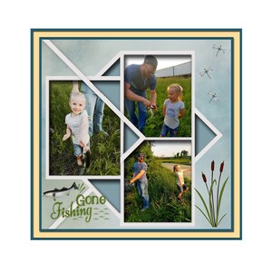 Scrapbook Templates, Digital Scrapbook Template, Scrapbook Pages, Scrapbook Layouts, Scrapbook Template, Wall Art, Digital Layouts (477)
