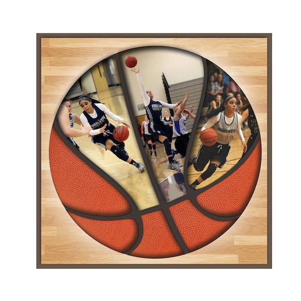Basketball Panel Template Etsy