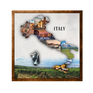 Italien Scrapbook Vorlage, digitale Scrapbook Vorlage, Italien Scrapbook Seite, Italien Wandkunst, Italien Foto Collage, Italien Scrapbook Ideen 12x12