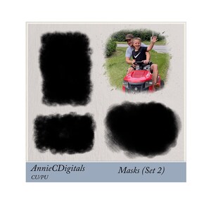 Clipping Masken (Set 2), Digitale Clipping Masken, Digitale Scrapbook Zubehör, Digitale Scrapbook Tools