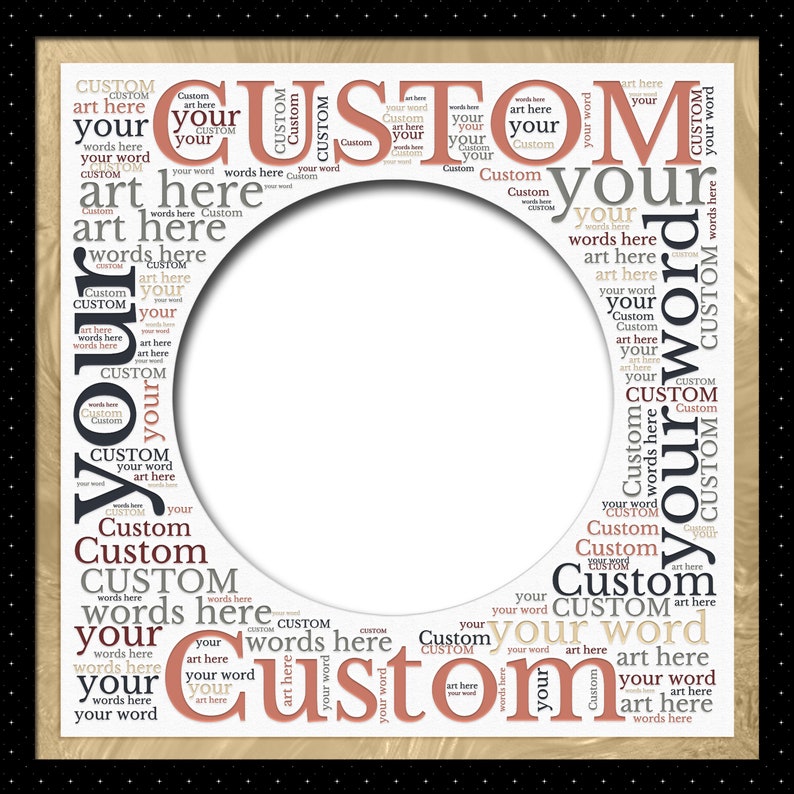 Personalized Gift Personalized Word Art Page Custom Scrapbook Page Digital Wall Art Personalized Photo Template Personalized Wall Art