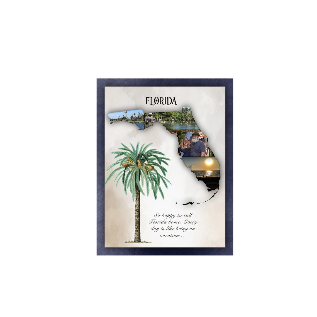Florida Scrapbook Template, Digital Scrapbook Template, Florida ...