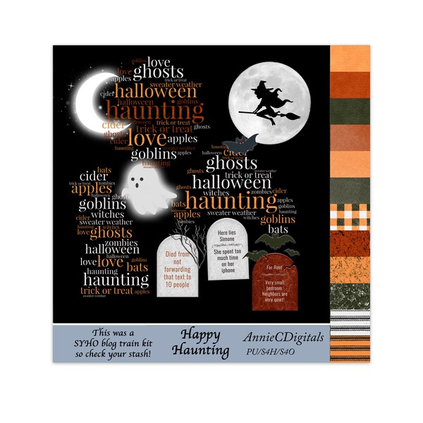 Halloween Scrapbook Kit Etsy