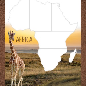 Africa Scrapbook Templates, Digital Scrapbook Template, Africa ...