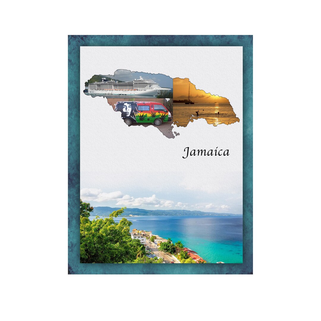 Jamaica Scrapbook Template Digital Scrapbook Template Etsy