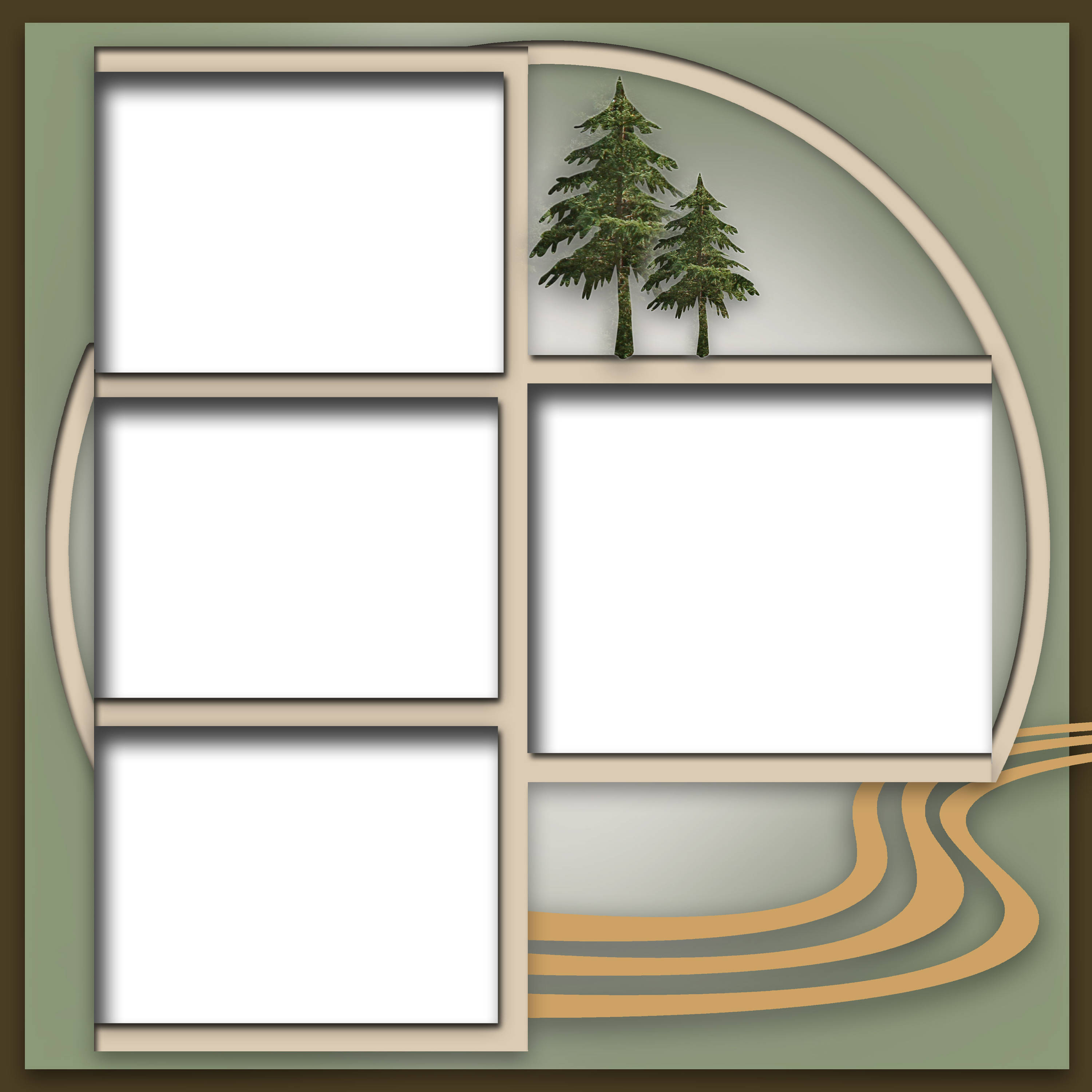 Scrapbook Templates Digital Scrapbook Template Scrapbook Etsy Canada