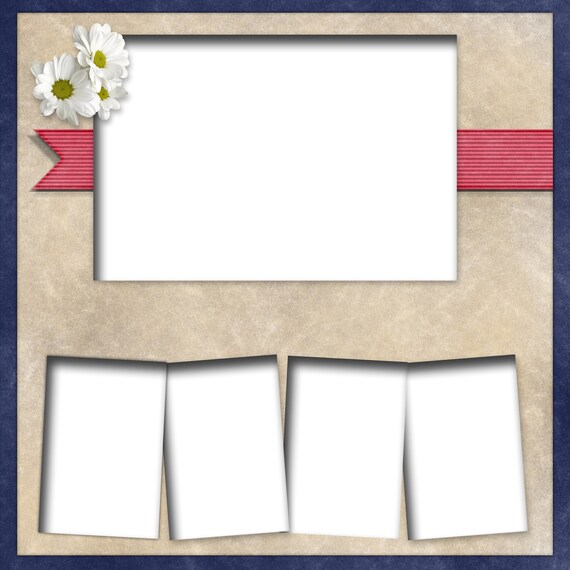 Blank Scrapbook Template Blank Scrapbook Template