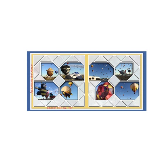 457-DP 24x12 Digital Scrapbook Template