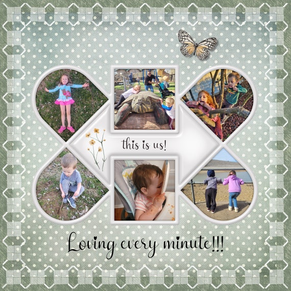 Kids Scrapbook Templates, Kids Scrapbook Samples