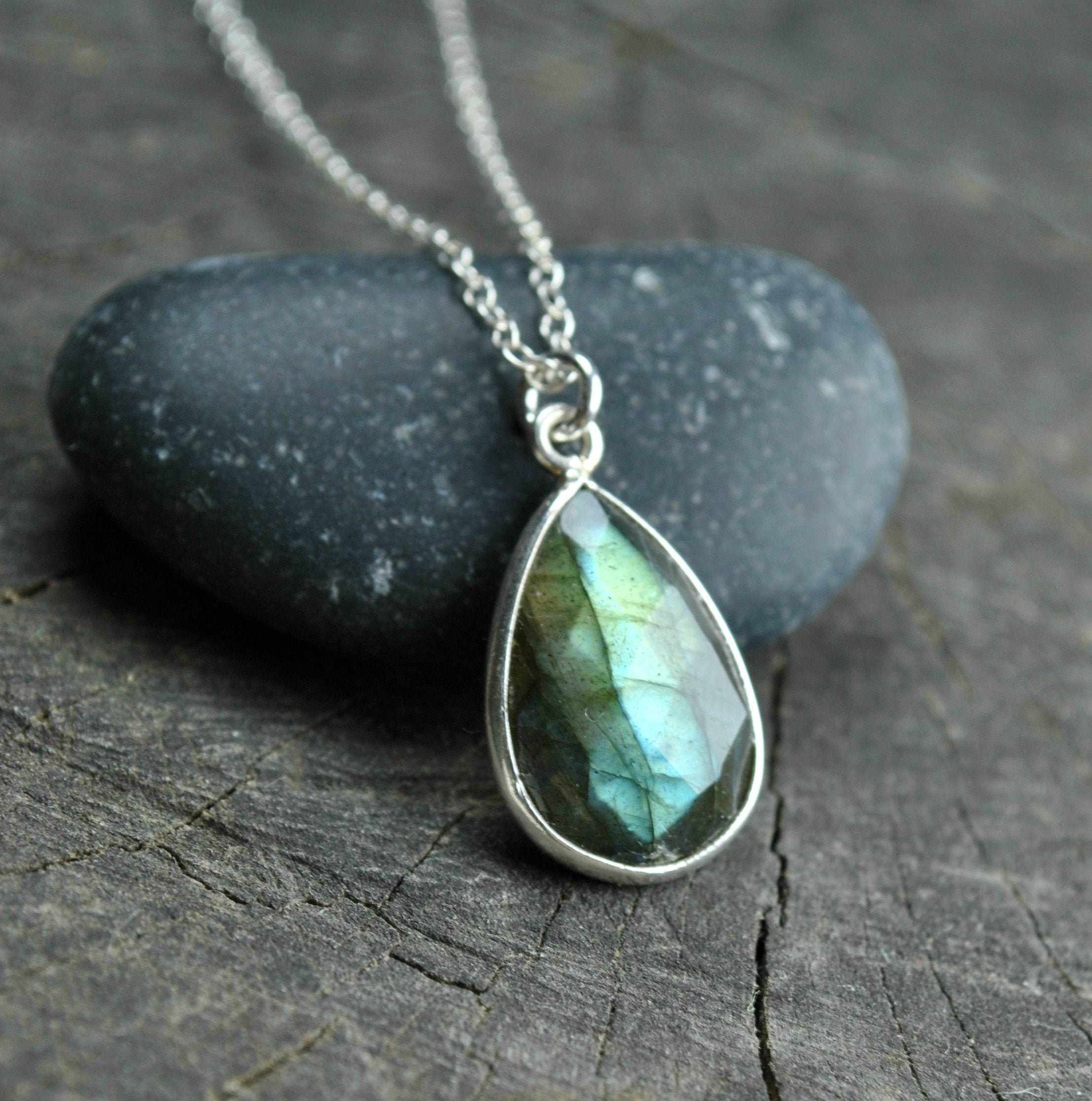 Blue Labradorite Necklace Crystal Necklace Unleash Your Limitless Potential