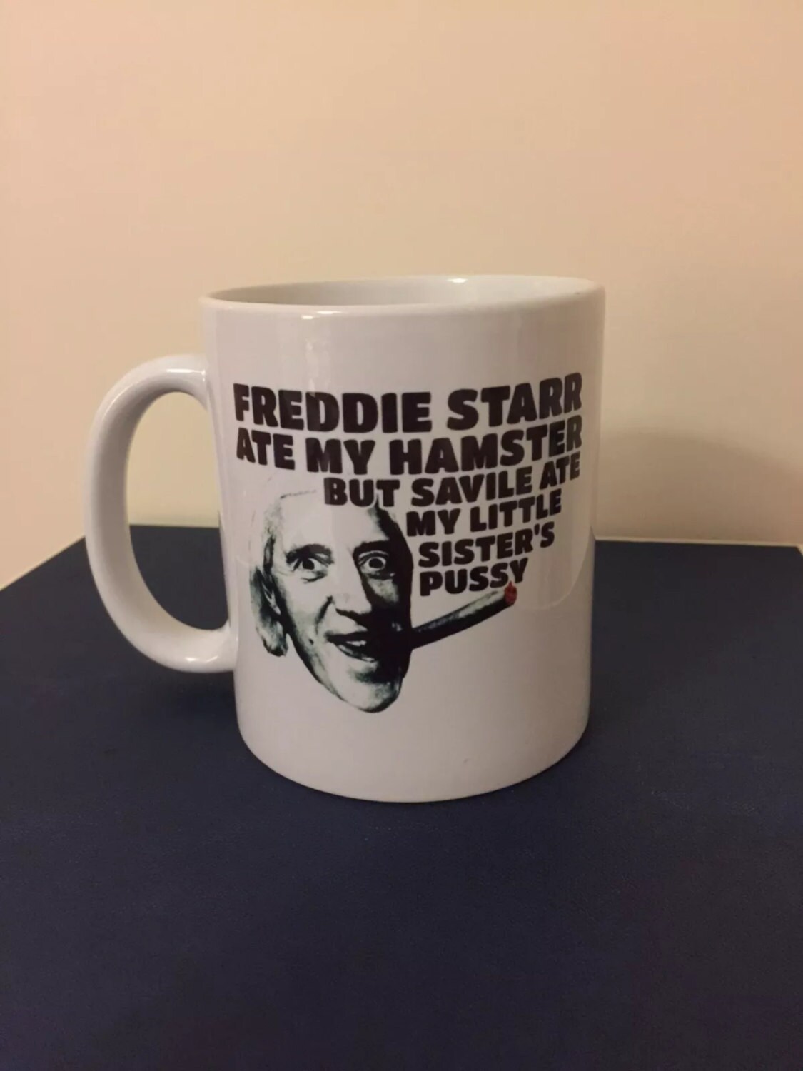 Jimmy Savile Mug Offensive Comedy Mug Etsy