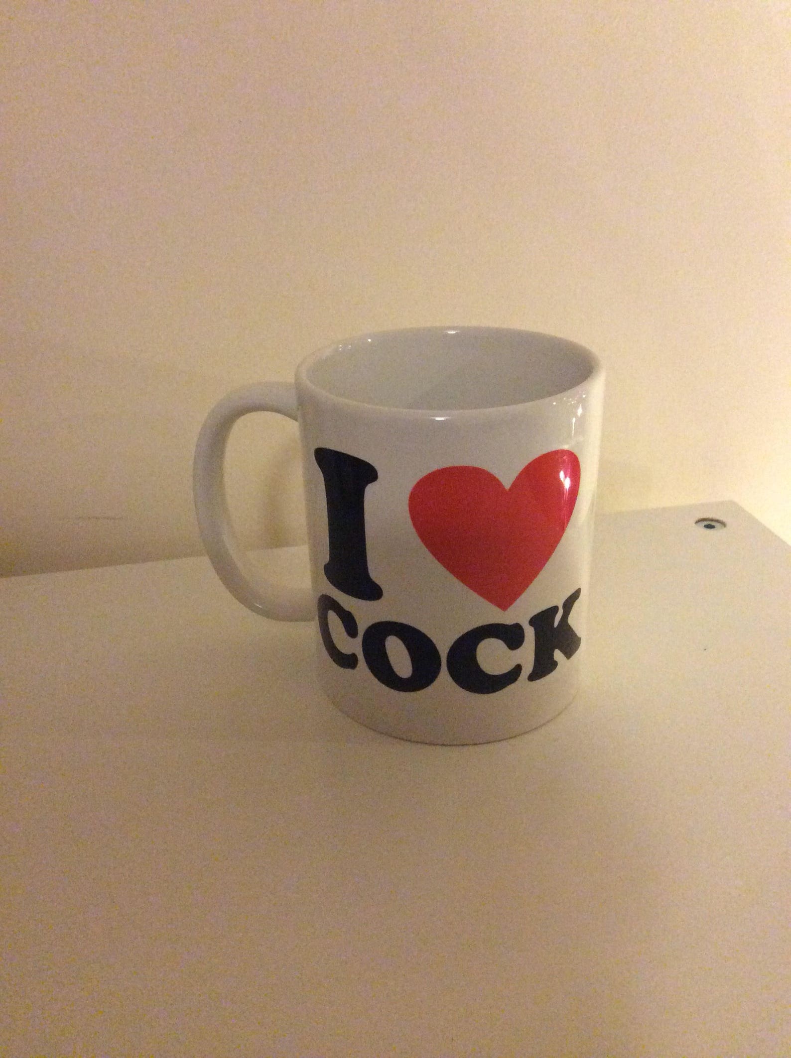 I Love Cock Mug Offensive Comedy Novelty Mug Etsy Uk