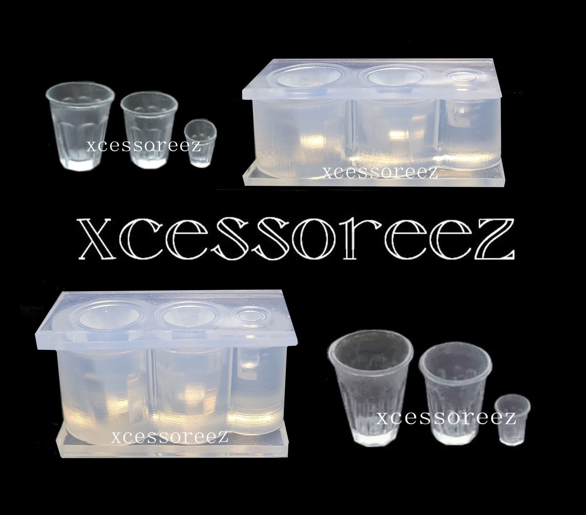 178 Cleaning Silicone Shot Glass Molds, Silicone Molds