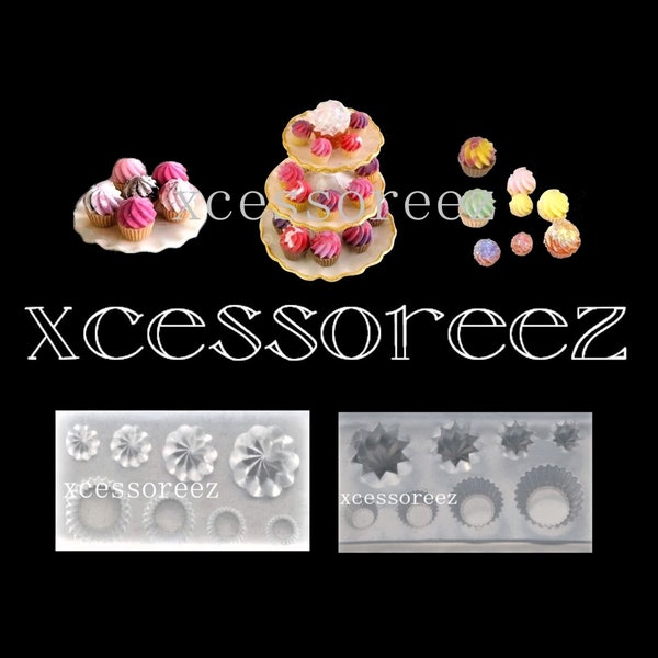 3D Dollhouse Miniature Silicone Cupcake Mold