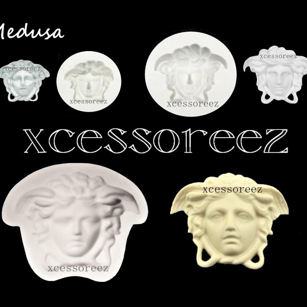 Silicone Medusa Greek Mythology Small, Medium, Large Molds for Sugar Crafts, Cake Decorating, Casting Crafts, Embellishments, ect.